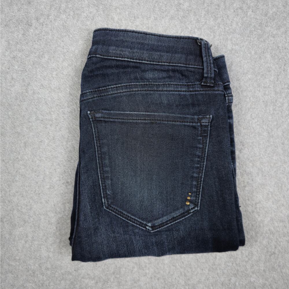 RACHEL Rachel Roy Womens 4/27 Dark Wash Skinny Jeans